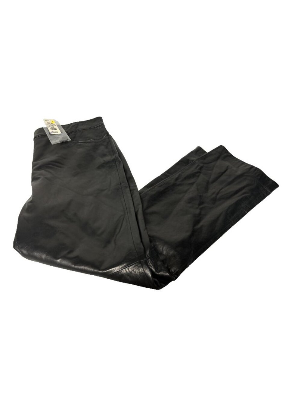 Vtg Ann Taylor Leather Pants Size 12 Petite NWT NOS